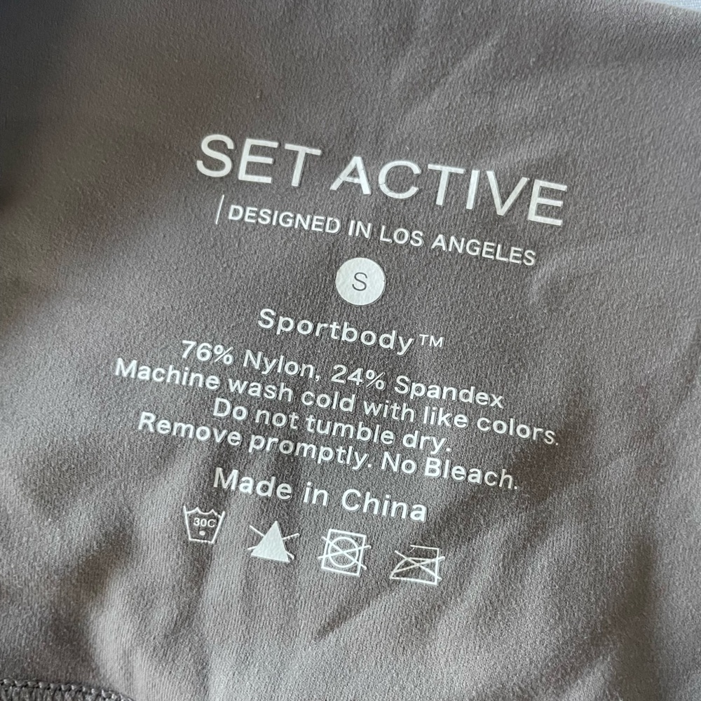 SET ACTIVE Gray Leggings - Size S